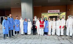 Gümüşhane Devlet Hastanesi’nde KBRN tatbikatı