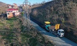 Ordu’da sıcak asfalt çalışmaları devam ediyor