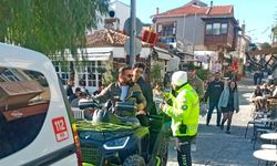 Çeşme’de motosiklet denetimlerinde 23 sürücüye ceza