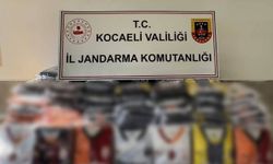 Kocaeli’de bin 206 kaçak futbol takımı forması ele geçirildi