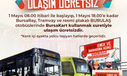 1 Mayıs’ta ulaşım ücretsiz