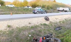 Bilecik’te yaşanan feci kazada motosiklet sürücüsü hayatını kaybetti