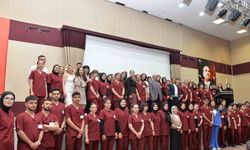 KMÜ’de hemşirelik bölümü öğrencilerine forma giyme töreni düzenlendi