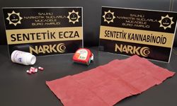 Manisa’da şüpheliden kağıda emdirilmiş uyuşturucu çıktı