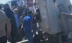 Mardin’de akaryakıt tankeri devrildi: 1 ölü, 1 yaralı