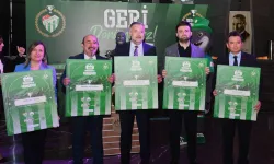 Bursa Osmangazi'de yeşil-beyaz sevdalılar buluştu... Türkiye’nin ilk insansı robotundan Bursaspor’a destek
