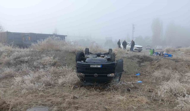 Ankara’da sis ve yollardaki buzlanma nedeniyle çok sayıda zincirleme trafik kazası meydana geldi