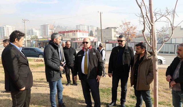 Başkan Akpınar’dan inşaat sahasında inceleme