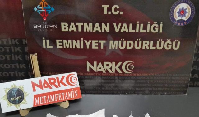 Batman’da araçta uyuşturucuyla yakalanan şüpheli tutuklandı