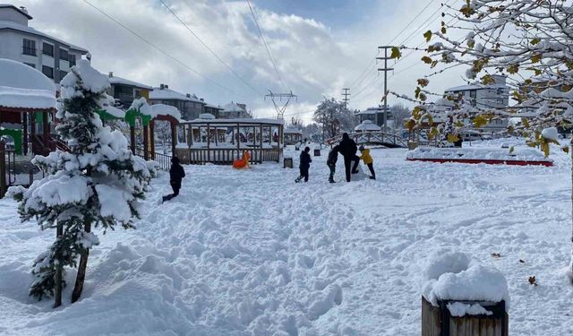 Bolu’da 4 ilçede kar tatili