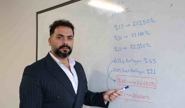 Doç. Dr. Yüksel: "Mevcut enflasyon düzeyi yüzde 45 zammı işaret ediyor"