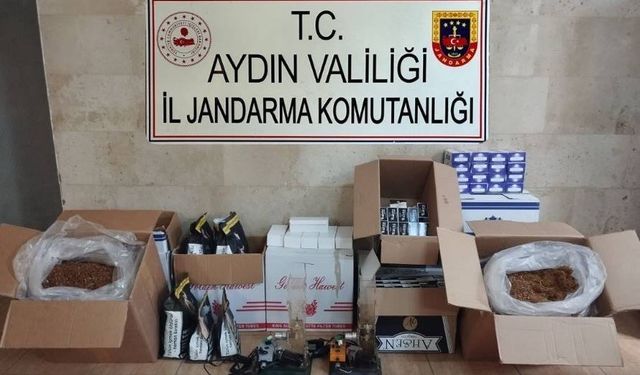 Germencik’te 25 kilo tütün ele geçirildi