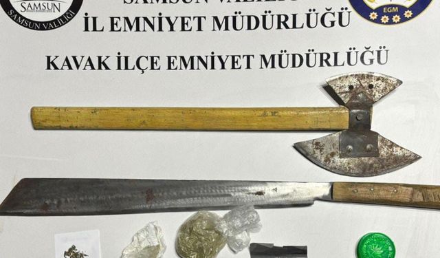 İş yerine uyuşturucu baskını