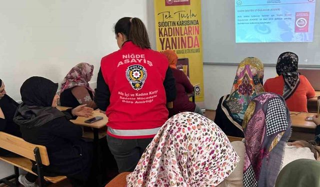 Kadınlara “KADES” uygulaması tanıtıldı