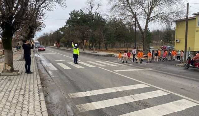 Kırklareli’nde öğrencilere trafik eğitimi