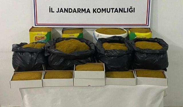 Muş’ta 55 kilo bandrolsüz tütün ele geçirildi