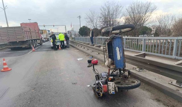 Turgutlu’da trafik kazası: 1 yaralı