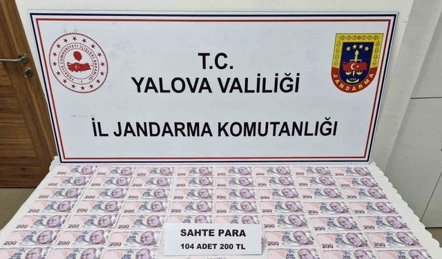 Yalova’da sahte para operasyonunda 2 şüpheli tutuklandı