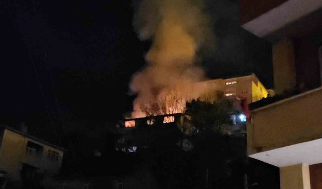 2 katlı binada çıkan yangın, yanında bulunan 3 katlı binaya sıçradı: 1 ölü
