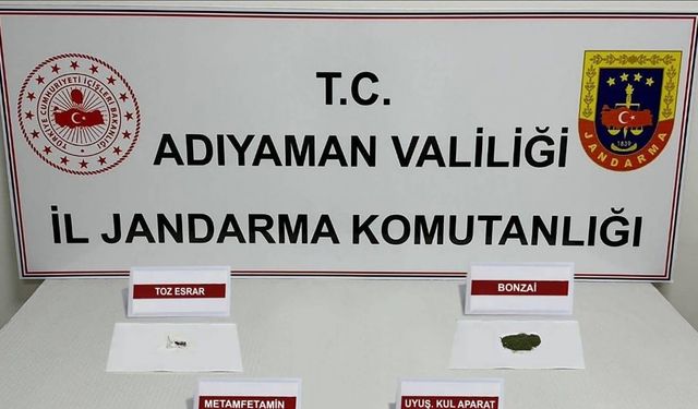 Adıyaman’da 14 şahsa uyuşturucu maddeden işlem yapıldı
