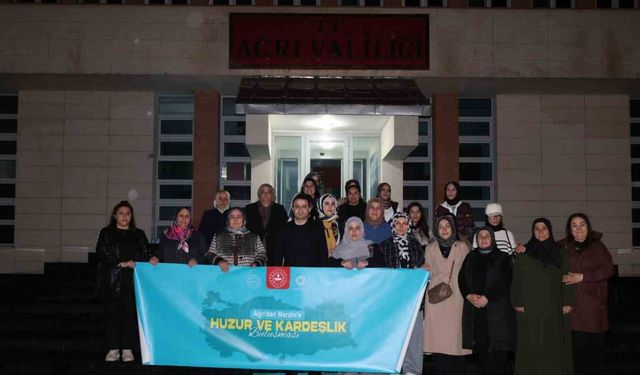 Ağrı’da başlayan huzur ve kardeşlik yolculuğu Mardin’de devam edecek"