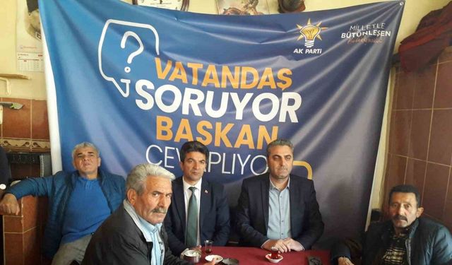 Akyaka’da vatandaş sordu, başkan cevapladı