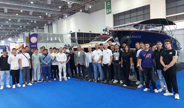 Ayvalık Denizcilik Lisesi Mast İzmir Boatshow Fuarı’nda