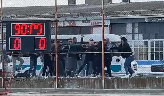 Balıkesir’de maç sonrası kavga çıktı