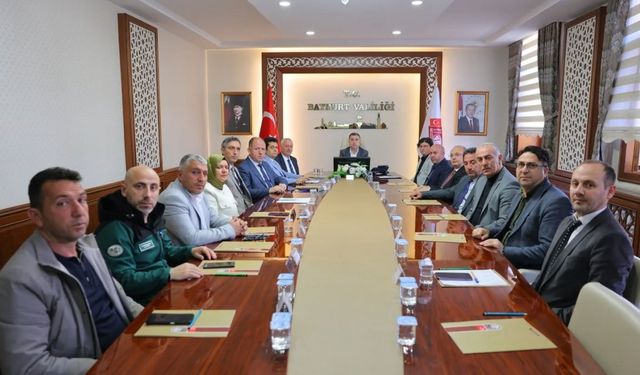 Bayburt’un istihdamına yönelik çalışmalar ve iş gücü potansiyeli toplantıda görüşüldü