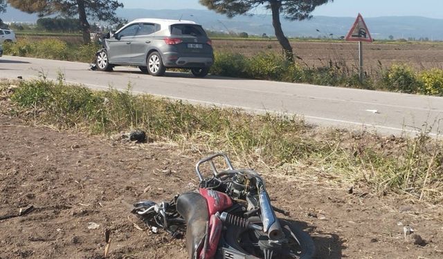 Bursa’da motosiklet ile otomobil çarpıştı: 1 ölü