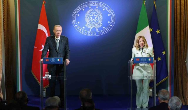 Cumhurbaşkanı Erdoğan: "İtalya ile savunma sanayi alanında iş birliğimizi güçlendirmeye devam edeceğiz"