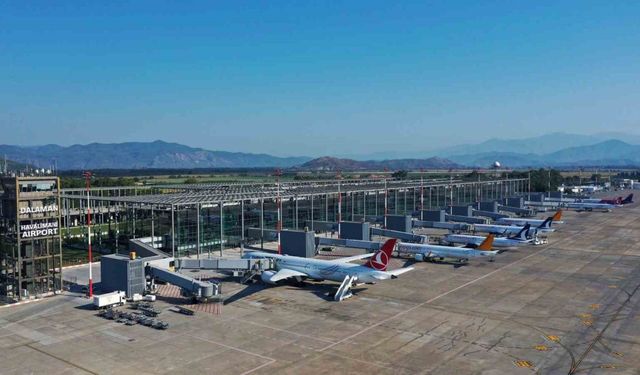 Dalaman Havalimanı Mart ayında 107 bin 582 yolcuya hizmet verdi