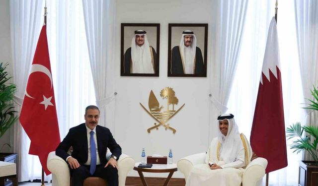 Dışişleri Bakanı Fidan, Katarlı mevkidaşı Abdurrahman Al-Thani ile görüştü