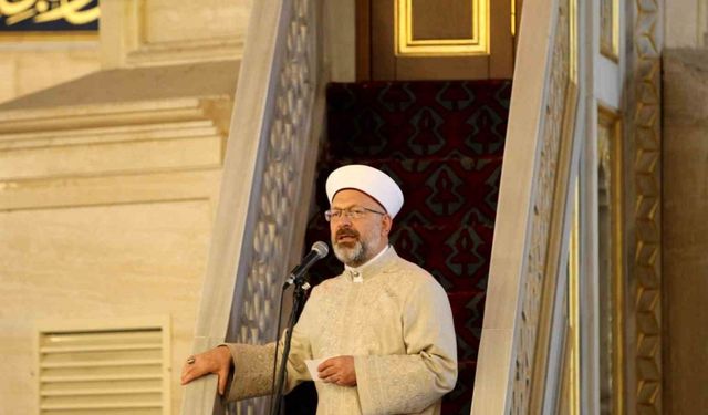 Diyanet İşleri Başkanı Erbaş’tan yağmur duası