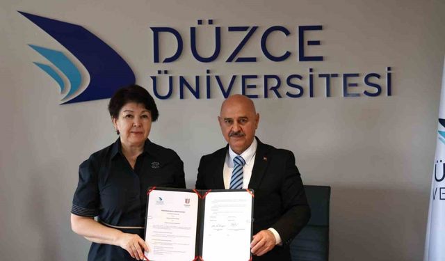 Düzce Üniversitesi’nden bir uluslararası anlaşma daha