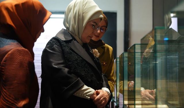Emine Erdoğan "Saklı Kalanlar" sergisine ilişkin paylaşım yaptı
