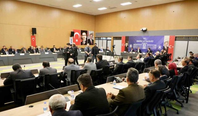 Erzincan’da 2025 Yılı 2. İl Koordinasyon Kurulu Toplantısı yapıldı