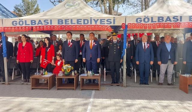 Gölbaşı’nda 23 Nisan kutlandı