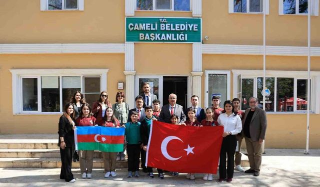 Kardeş ülke Azerbaycan’dan Çameli’ye anlamlı ziyaret