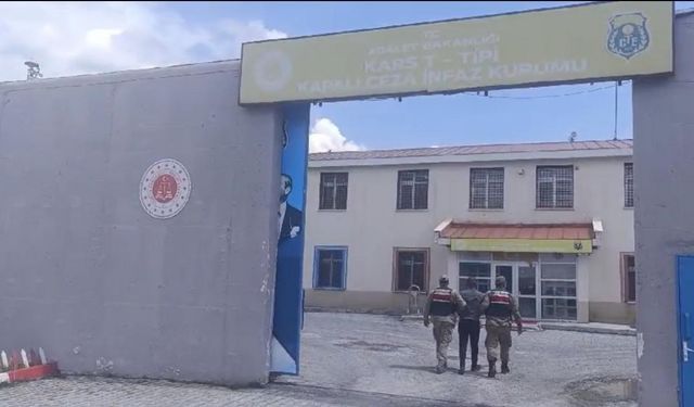 Kars’ta hakkında 4 yıl hapis cezası bulunan 1 kişi yakalandı