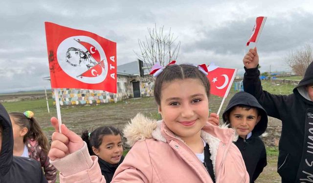 Kars’ta köy okulunda 23 Nisan coşkusu
