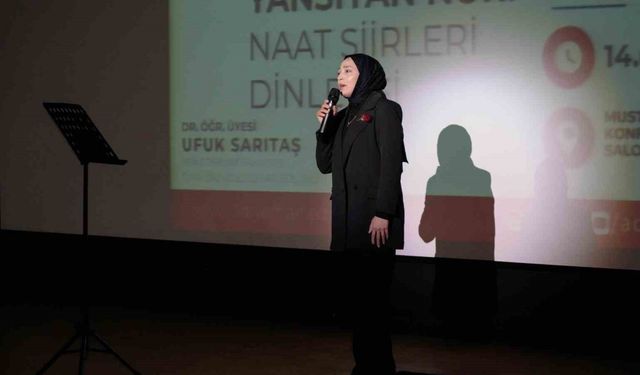 "Mısralara yansıyan nur" şiir dinletisi" düzenlendi