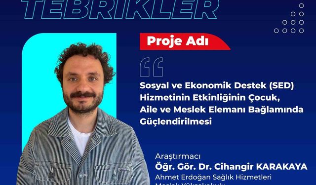 Öğr. Gör. Karakaya’nın Projesine TÜBİTAK’tan Destek