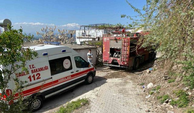 Osmaniye’de evde çıkan yangın söndürüldü
