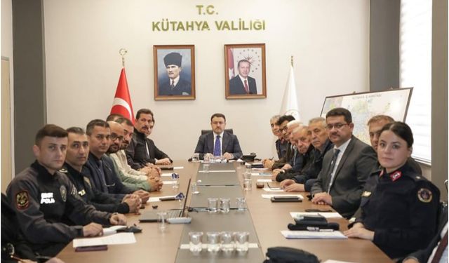 Play-Off maçı öncesi güvenlik toplantısı Kütahya’da gerçekleştirildi