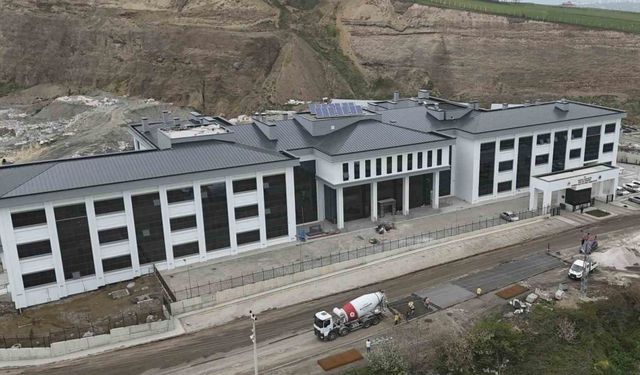 Samsun Adli Tıp Grup Başkanlığı yol çalışmaları
