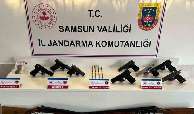 Samsun’da silah operasyonu: 6 kişi yakalandı