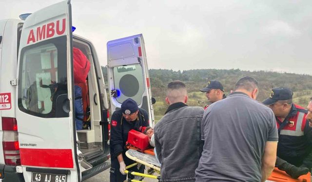 Tavşanlı’da trafik kazası 1 yaralı