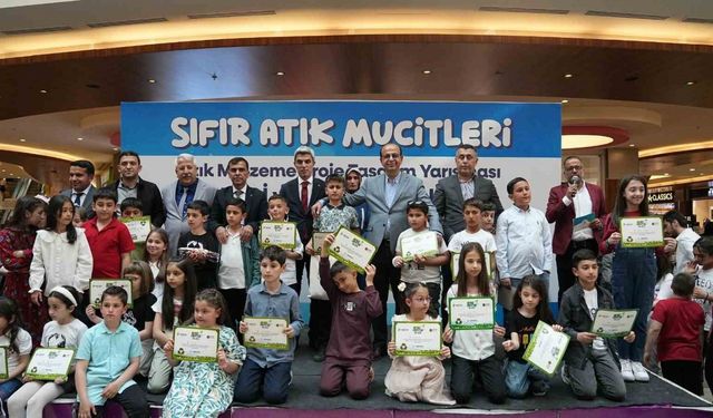 Yeşilyurt’ta çevre için yarıştılar, geleceğe umut oldular