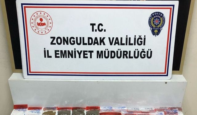 Zonguldak’ta narkotik operasyonunda 3 şüpheliden 1’i tutuklandı